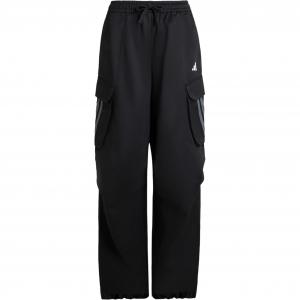 Тканые парашютные штаны повседневные брюки women's Adidas, черный