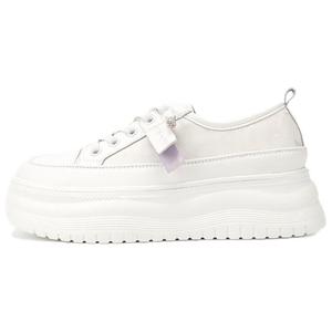 Кроссовки C°BANNER Skateboarding Shoes Women's Low-top Beige/purple, фиолетовый