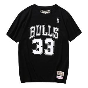 Футболка Mitchell & Ness x NBA Chicago Bulls T-shirt 'Scottie Pippen 33', черный