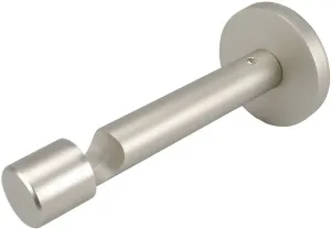 Держатель Liedeco, (1 шт.), с резьбовой крышкой для карнизов Ø 16 мм Ø 1,6 см, цвет chromfarben/matt