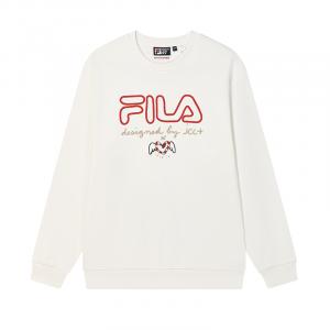 FILA Оригинальный свитшот Unisex Cloud White