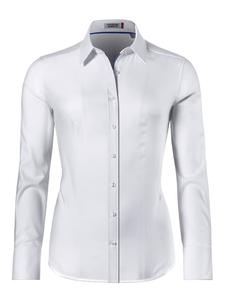 Блуза Vincenzo Boretti leicht tailliert, белый