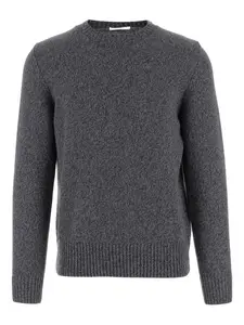 Кашемировый свитер с круглым вырезом OLIVER LATTUGHI, серый