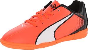 Футбольные бутсы PUMA Adreno Indoor Jr, белый/черный