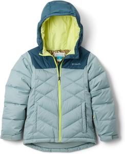 Зимняя стеганая куртка для девочек Columbia Powder III, Crushed Blue/Everblue