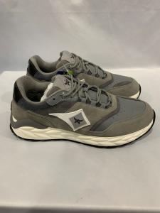 Кроссовки Skywander из телячьей замши и кожи MCM, серый