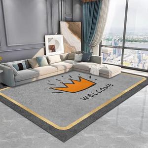 Budis Ковер 80х160 см для гостиной/спальни в современном минималистичном стиле, утолщенный, с люминесцентным узором