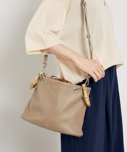 Beaure/сумка с бамбуковой ручкой/мини-сумка/коровья кожа 25ss (специальный заказ), цвет Beige