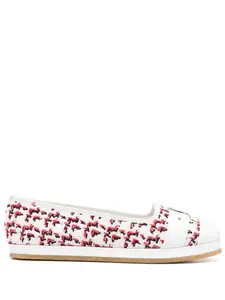 Плетеные эспадрильи Kacy Ferragamo, белый