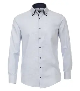 Деловая рубашка VENTI "Деловая рубашка VENTI однотонная", голубой