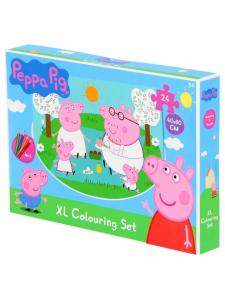 Peppa Pig Пазл «Свинка Пеппа», 24 детали, развивающий игровой набор для детей, разноцветный