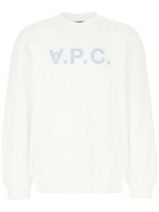 Толстовка с вышитым логотипом A.P.C., белый