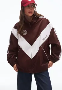 Легкая куртка Bershka, Dark Brown