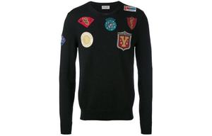 Свитер мужской черный Saint Laurent, черный