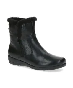 Закрытые ботильоны из кожи наппа Caprice, черный