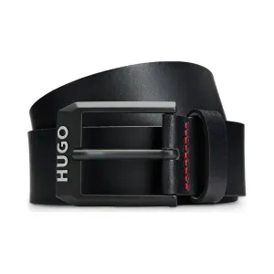 Ремень кожаный gelio-b_sz40 Hugo, черный