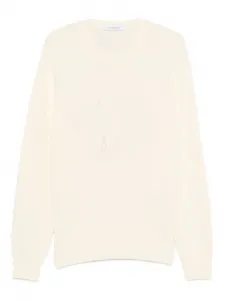 Свитер с вышитым логотипом Givenchy, нейтральный