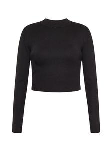 Женский свитер черного цвета faina