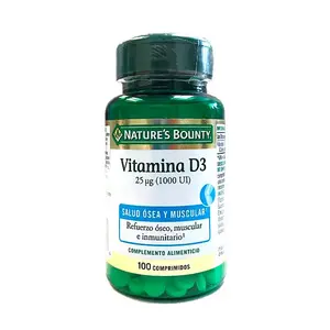 Биологически активная добавка Vitamina D3 Nature'S Bounty, 100 UD