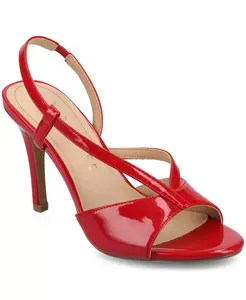 Женские сандалии Varra Crossover Strap Dress Journee Collection, красный