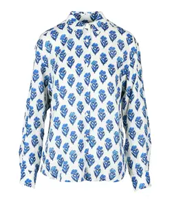 Льняная рубашка Mc2 Saint Barth, мультиколор