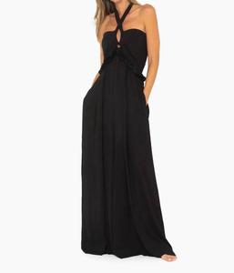 Комбинезон Esme Halter в черном цвете JBQ