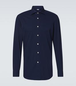Джинсовая рубашка Kiton, Dark Blue