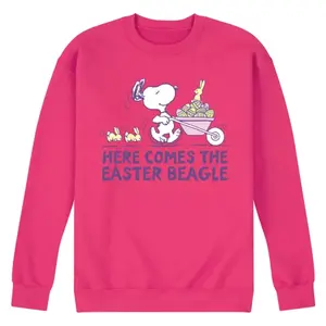 Мужская флисовая толстовка с изображением пасхального кролика и помощника арахиса Licensed Character, пурпурный