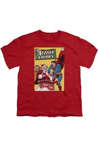 Футболка с коротким рукавом для детей DC Comics Cover No. 105 Gildan, красный