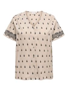 Топ ONLY Carmakoma CARSiesta, бежевый