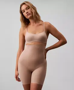 Женские утягивающие шорты с эффектом поддержки Stay-Put Firm Stretch QF8175 Calvin Klein, коричневый
