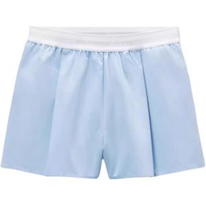 Шорты с логотипом на поясе Alexander Wang, синий