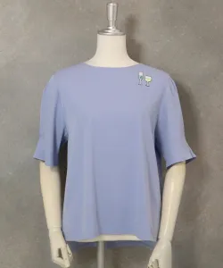 Пуловер с заправленными рукавами Studio Picone, цвет Light Blue(069)