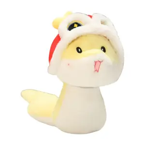 Плюшевая кукла Sunflower Snake Treasure Year высотой 38 см OLOEY, желтый