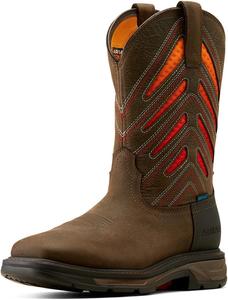 Мужские ботинки ARIAT Workhog Xt Venttek водонепроницаемые, Iron Coffee