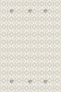 Вешалка "Квинс" "Кольца" Queence 80х120х5 см, белый