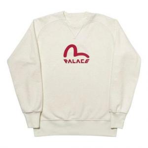 Толстовка x evisu reversible crew logo crewneck white Palace, белый