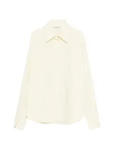 Полосатая рубашка Patrizia Pepe, желтый