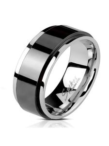 Bungsa Кольцо из серебра, черное