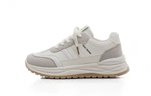 Нескользящие, износостойкие, водонепроницаемые низкие повседневные туфли для женщин PAUL FRANK, Ecru