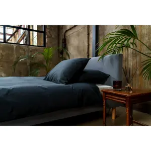 Постельное белье кайори «Saya», 100% сатин Мако Kayori, черный