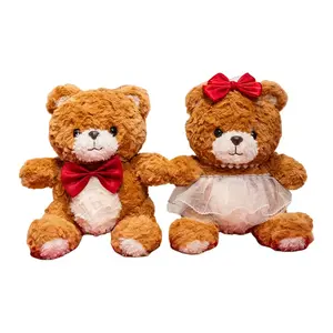 Романтическое свадебное платье с медвежьим декором кукла для кровати плюшевая кукла высота 35см/50см Bitter purchase