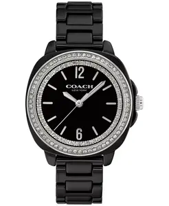 Женские часы Kitt Black Ceramic с браслетом, 34mm Coach