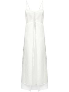 Платье миди без рукавов MM6 Maison Margiela, белый