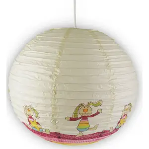 Подвесной светильник niermann Rainbow Rabbit E27 1 шт. бумажный подвесной светильник Rainbow Rabbit Niermann, Bunt