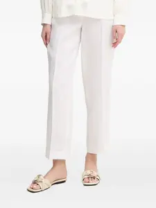 Брюки со складками LUISA SPAGNOLI, белый