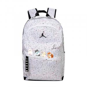 Jordan Большой унисекс рюкзак из полиэстера, White