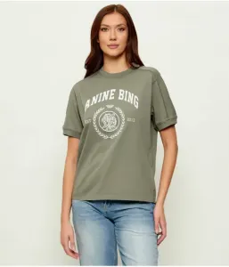 Футболка JAYLIN relaxed fit Anine Bing, зеленый