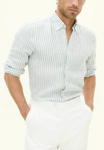 Рубашка REG FIT STRIPED Oscar Jacobson, зеленый