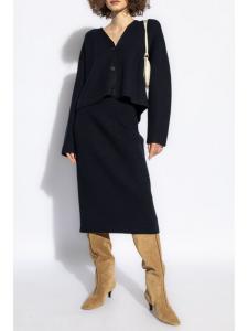 Fabiana Filippi кардиган с длинными рукавами на пуговицах, синий